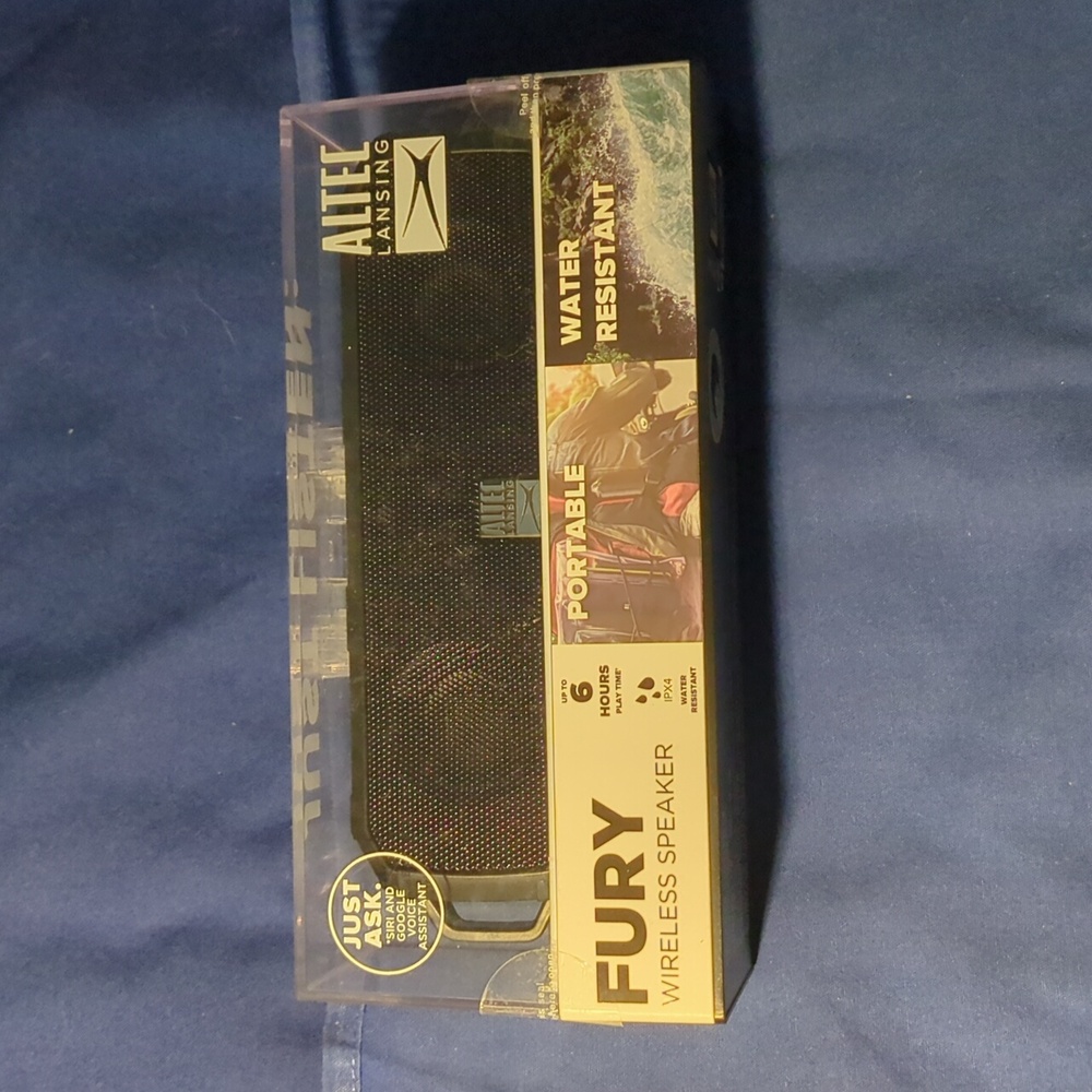 Altec Lansing Fury Wireless Speaker - Black NIB Now Only $20